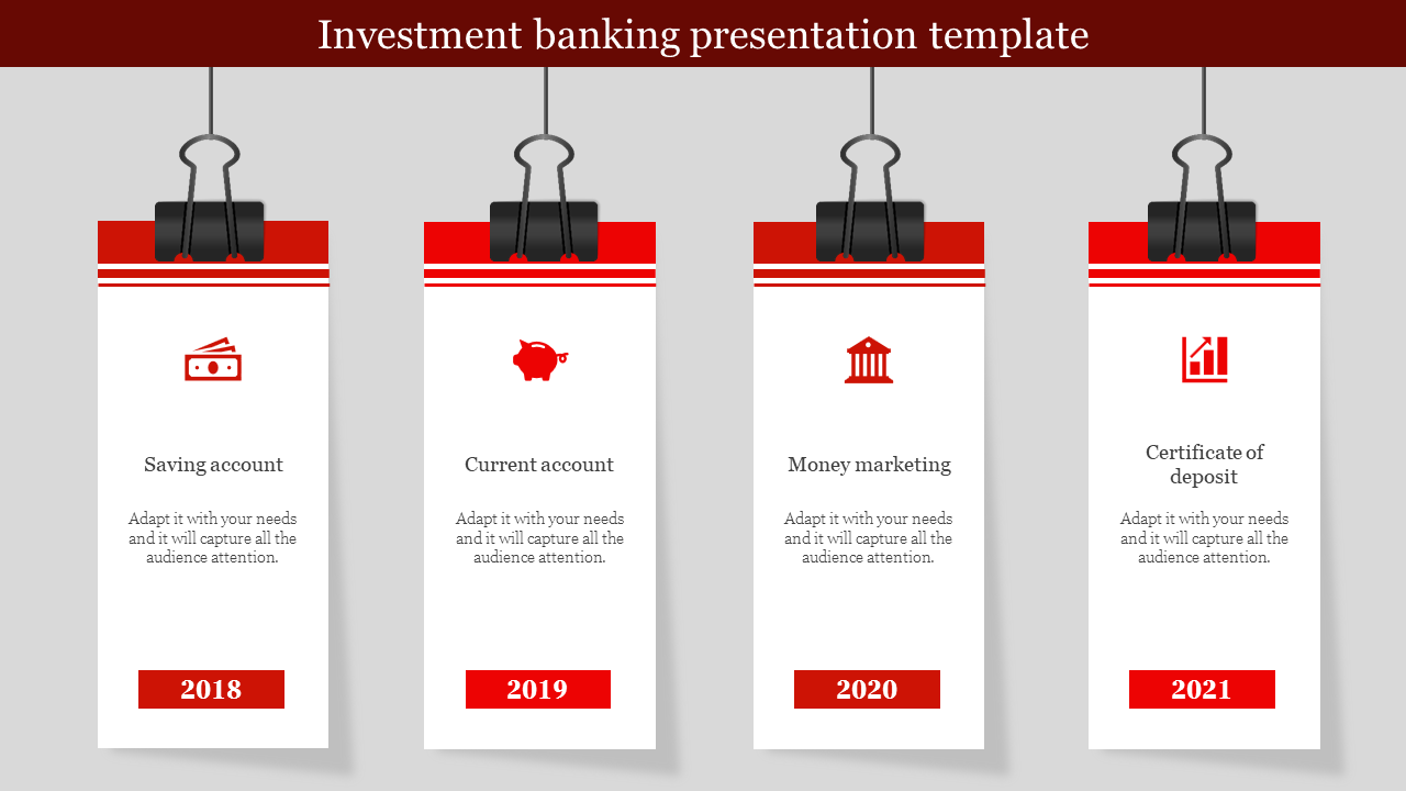 Free - Editable Investment Banking Presentation Template Design